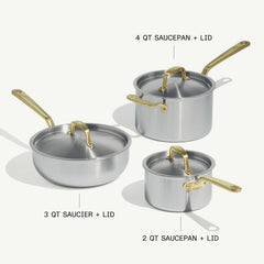 Stainless Saucepan Set