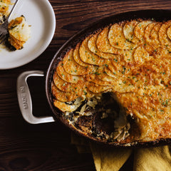 12" Seasoned Carbon Steel Gratin Dish