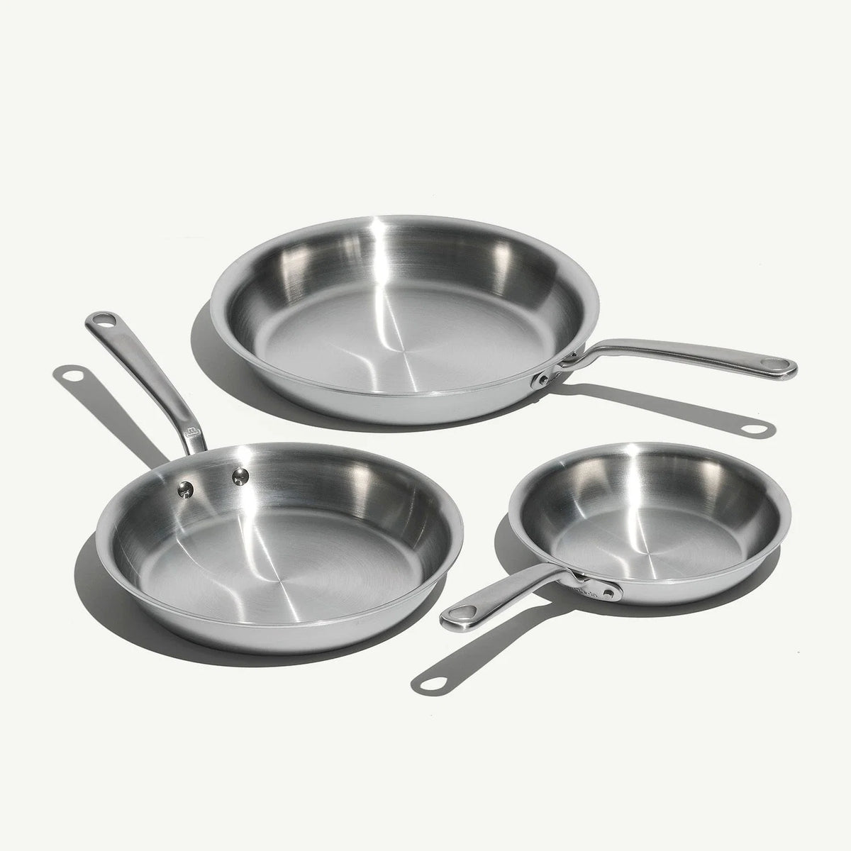 Stainless Clad Frying Pan Set