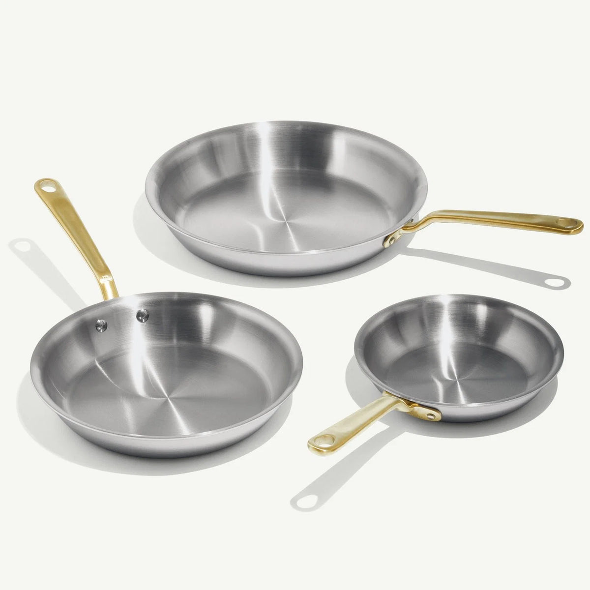 Stainless Clad Frying Pan Set